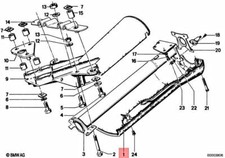 OEM BMW E12 E24 E28 518 518i 520 520i 524td Lower Trim Panel 32311152990