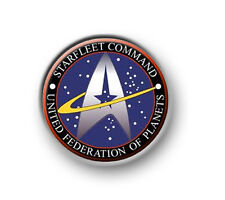 STAR TREK FEDERATION OF PLANETS / 1” / 25mm pin button / badge / Next Generation