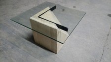 Travertine Base Coffee Table