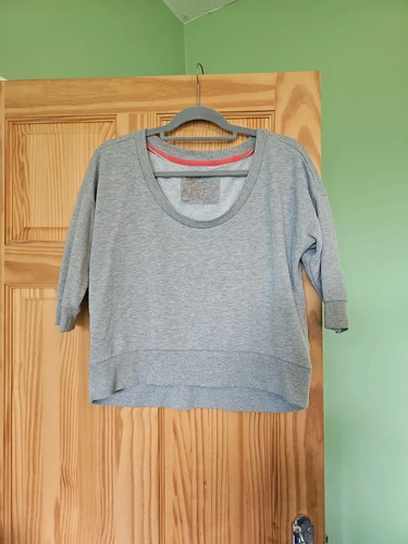 Size grey cropped short - grey,