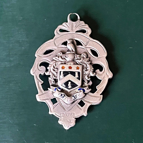 Antique sterling silver fob - sterling,