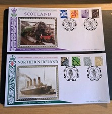 Great Britain Silk Benham First Day Cover - 2003 'Scotland & Northern Ireland'