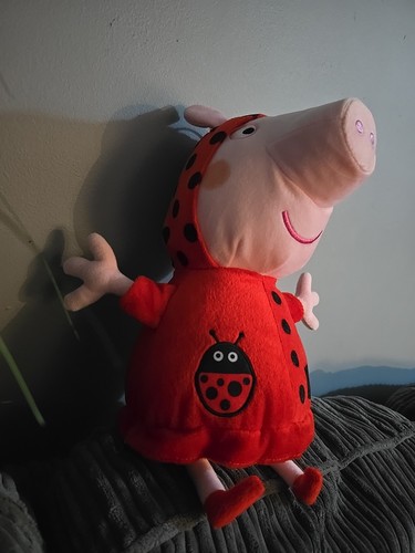 Ladybird peppa pig large soft - peppa,