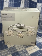 Dunelm Cecilie Chrome Effect