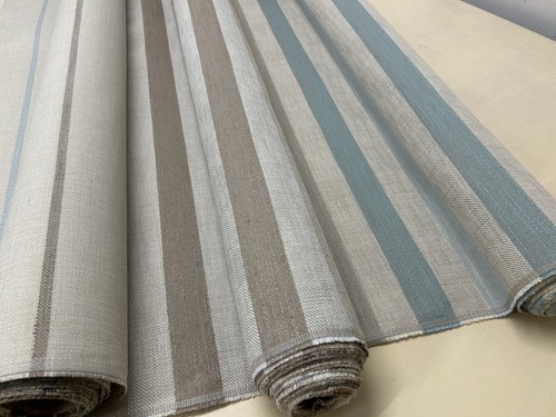 Stripe ticking curtain fabric