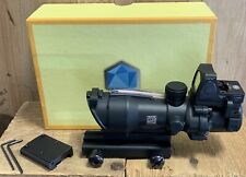 Black ACOG TA31 RMR 4x32 Illuminated Fibre Optic Sight Scope Airsoft Shooting