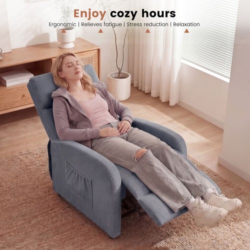 Push back recliner - back,