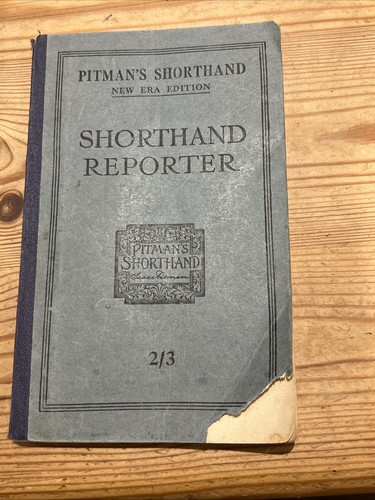 Shorthand reporter pitmans - reporter, ,