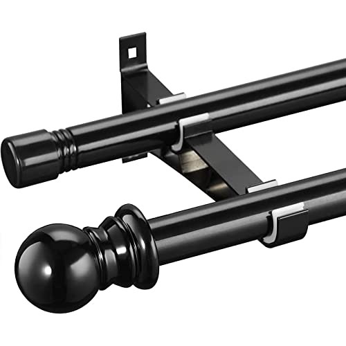 Harrms double curtain pole - curtain,