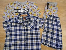 Boys Pyjama Bundle X 2 Pairs  10-11 Incl Pokemon Pj's Pyjamas