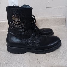 Philipp Plein Leather Boots