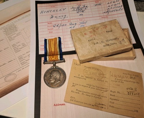 Ww1 british war medal box - ww1, of