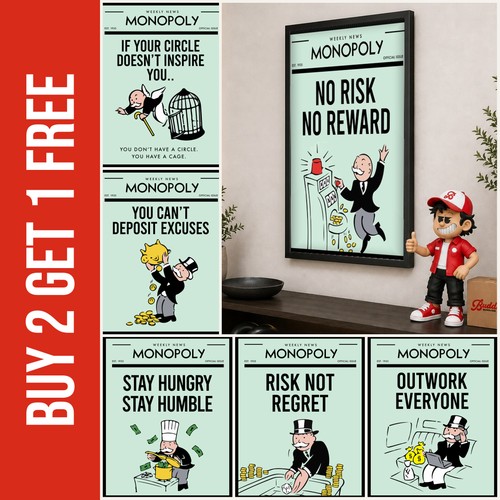 Monopoly man motivational - man,