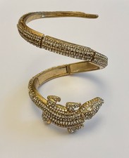 Sparkly Crocodile Upper or Lower Arm Wrap Around Bracelet