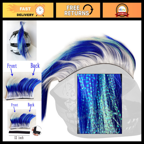 Mohawk cosplay wig - wig, helmet