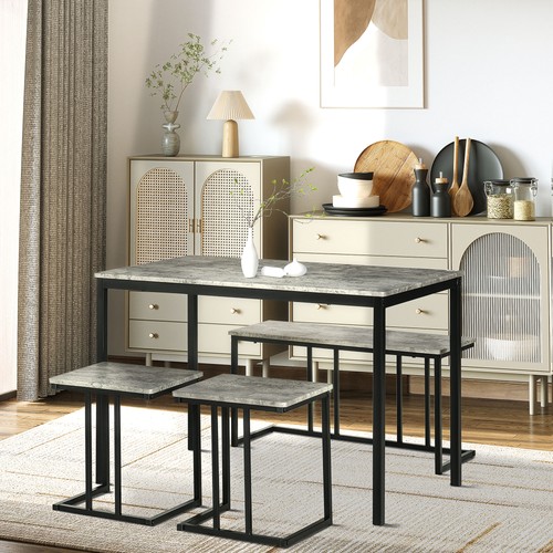 Dining table set concrete - set,,