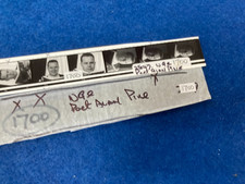 VINTAGE CONTACT SHEET strip / NEGS  ALAN PINE  POET  ST ALBANS  AREA