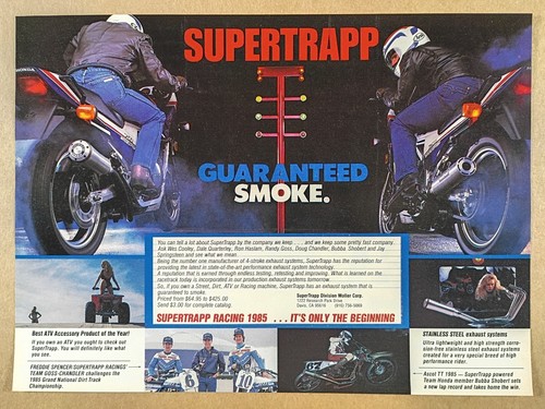1985 supertrapp exhaust - supertrapp,