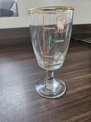 Vintage stemmed irish - vintage, coffee