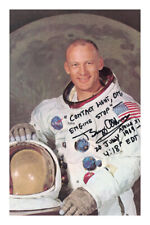 Buzz Aldrin Signed A4 Photo