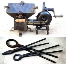 Forge Furnace Hand Blower Pedal Type Blacksmith Tongs Set Tools