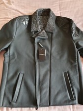 Emporio Armani Black Lamb  Leather Jacket.. Size M/L. Unworn! See Description!