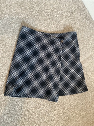 Grey black skirt - &,