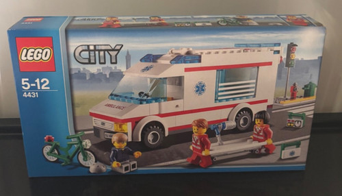 Lego city ambulance 4431 - lego,