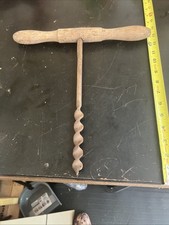 antique barn beam drill auger