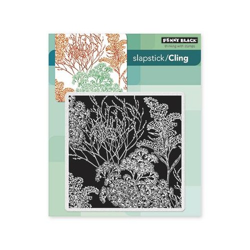 Penny black cling - penny, rubber