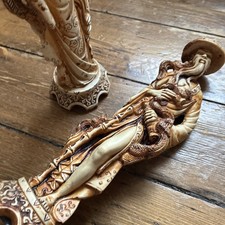 Two Large Heavy CARVED CHINESE