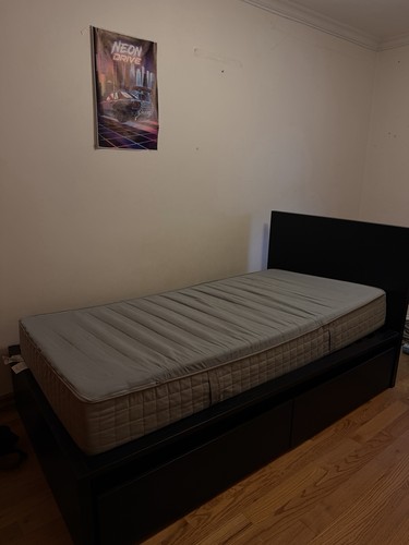 Ikea malm high bed frame - malm, frame/2