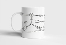 Flux capacitor drawing mug - flux,