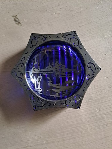 Antique glass bowl - glass,