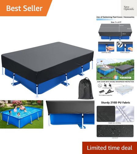 87x59 rectangular pool cover - pool,