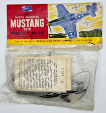 Vintage Airfix 1958 Type 1 1/72 North American P-51D Mustang 1405 Rare 1st Issue