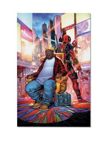 Biggie smalls deadpool homage - biggie,