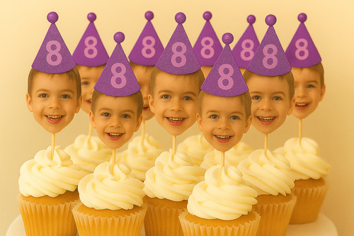 Personalised face cake - personalised, photo