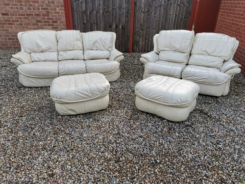 Piece leather sofa - piece, suite