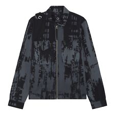 MA.STRUM AOP ZIP THRU OVERSHIRT INK NAVY SIZE MEDIUM