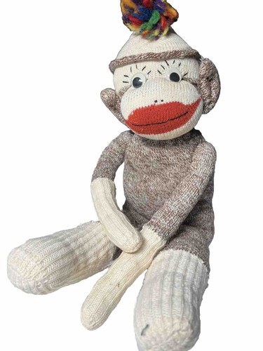 Handmade sock monkey - 18”,