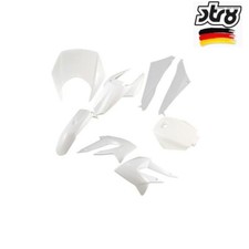 Kit 8 Fairings White Plastic