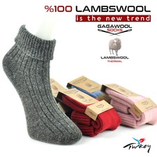100% Lambswool Wool Socks Boot
