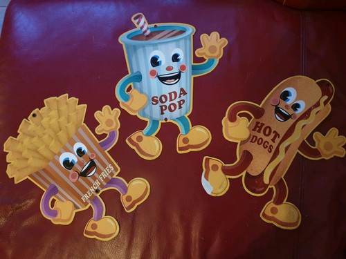 Vintage metal diner signs - vintage,