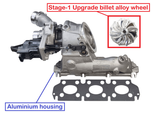 Billet turbocharger upgrade - billet,