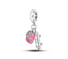 Scooter and Pink Cap charm