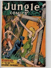 JUNGLE COMICS #99 (1948) TEAR