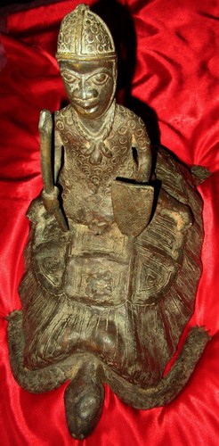 1800s benin man warrior riding - 1800s,