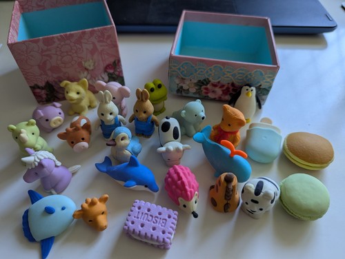 Iwako puzzle erasers - puzzle, 24