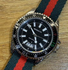Divers style watch. Black with